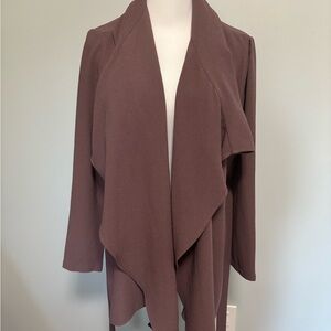 Streetwear Society Lightweight Women's Draped Cardigan - Mauve